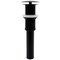 Novatto Natural Carrera Marble Stone Vessel Sink with Matte Black Drain and Sealer NOSV-CWNMB - alternate 2